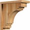 Ekena Millwork Pescadero Rough Sawn Corbel w/Backplate, Western Red Cedar, 6"W x 14"D x 14"H COR06X14X14PEC01RWR - alternate 1